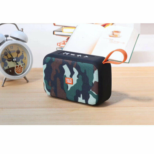Outdoor portable bluetooth cloth speaker (camouflage)