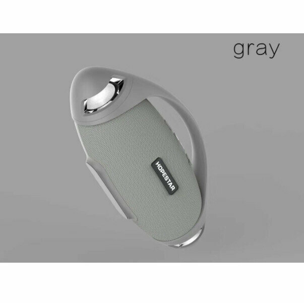 Portable Bluetooth waterproof subwoofer (gray)