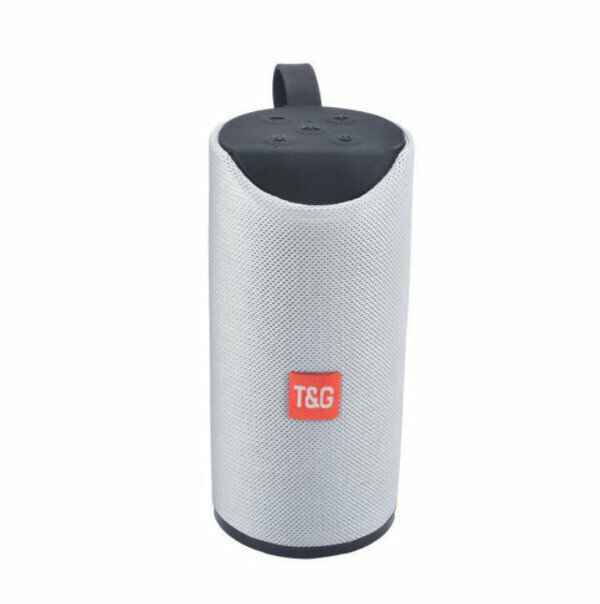 Outdoor waterproof bluetooth fabric subwoofer (silver gray)