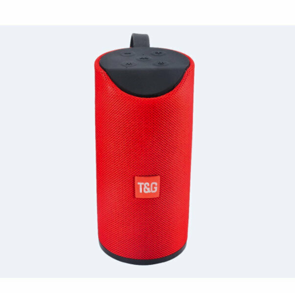 Outdoor waterproof bluetooth fabric subwoofer (red)