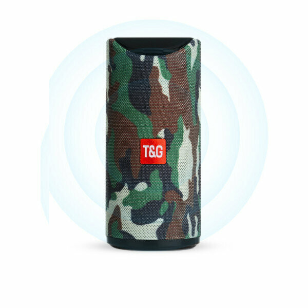 Outdoor waterproof bluetooth fabric subwoofer (camouflage)