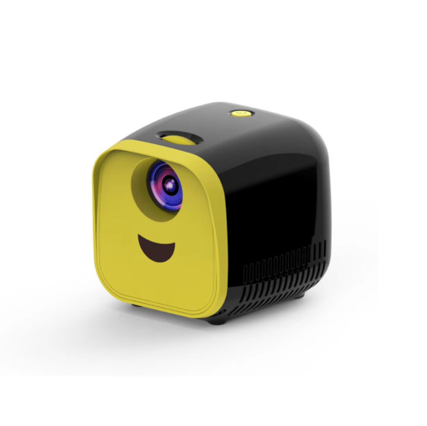 L1 Micro Mini Projector Home LED Portable HD 1080P Handheld Kids Small Projector (Black)