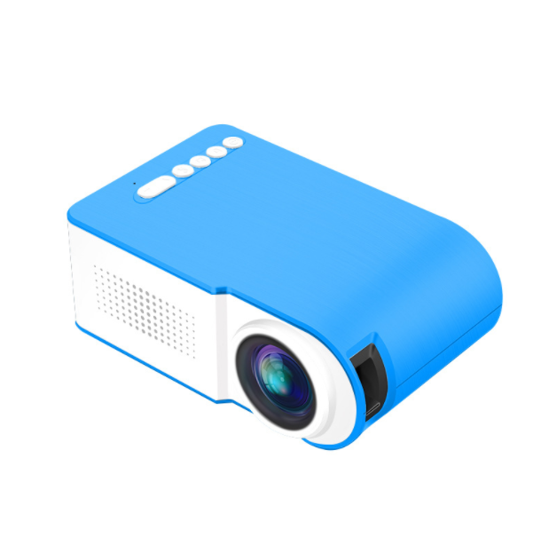 YG210 Pico Projector Home Portable LED Mini HD 1080P Projector (Blue-Plain Version)