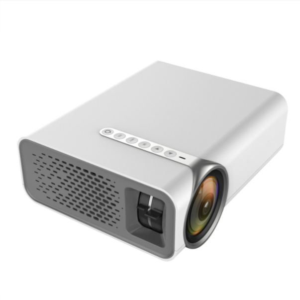 YG520 Mini Home Projector Cross Border LED Portable Projector Support HD 1080P (White)