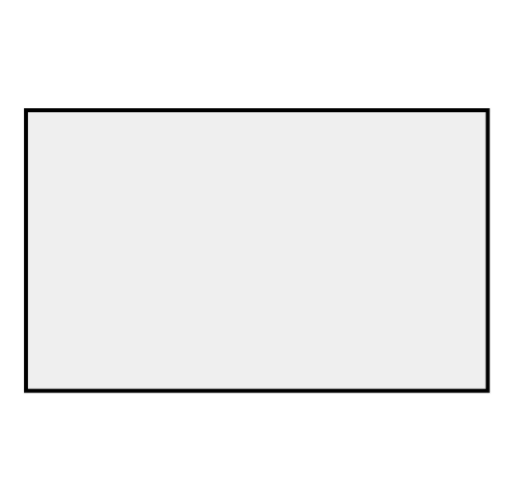 HD ultra-narrow frame screen projector, medium long focus anti-light screen, narrow metal frame screen 150 inches, 16:9 black crystal frame 1cm