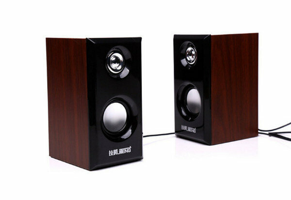 Bluetooth wooden audio JT042 - dark brown