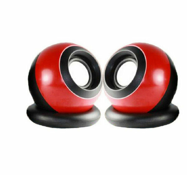 Magic Ball USB Mini Smart Small Speaker - G116 - Red