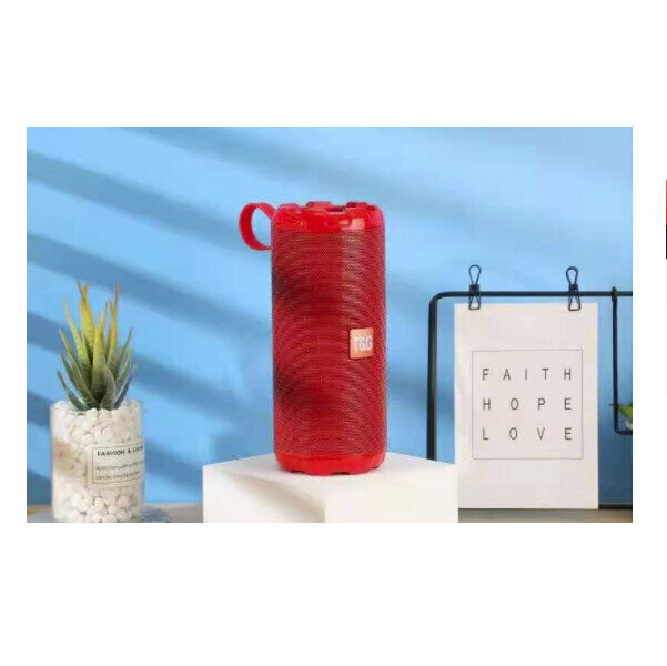 Outdoor portable bluetooth subwoofer (red)
