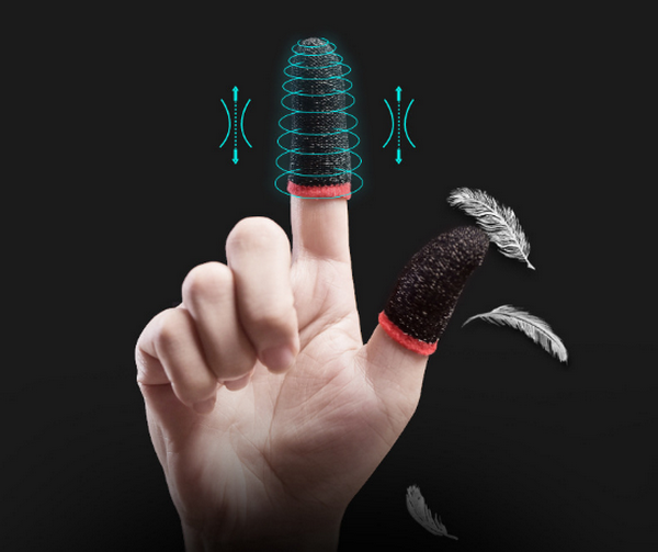 Mobile game finger sleeve - bee sleeve 5 glass fiber version