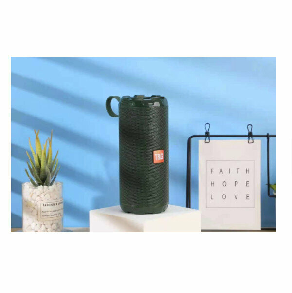 Outdoor portable bluetooth subwoofer (green)