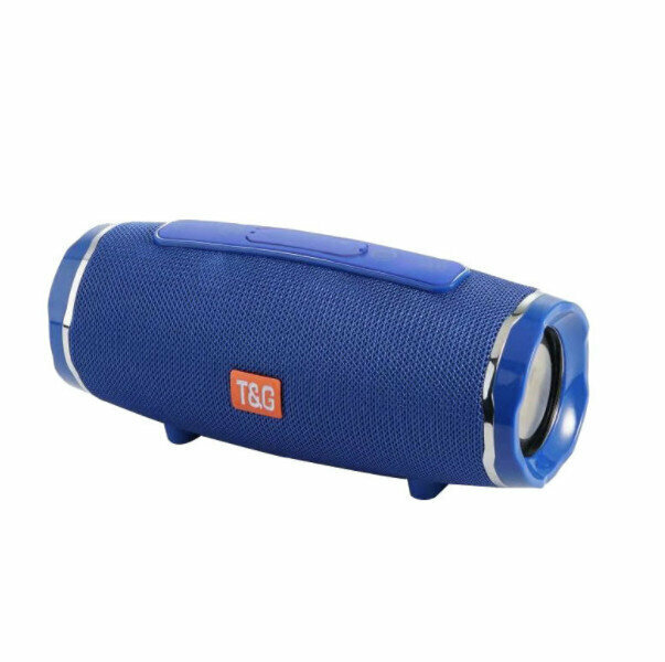 Outdoor portable bluetooth waterproof dual speaker audio (blue)
