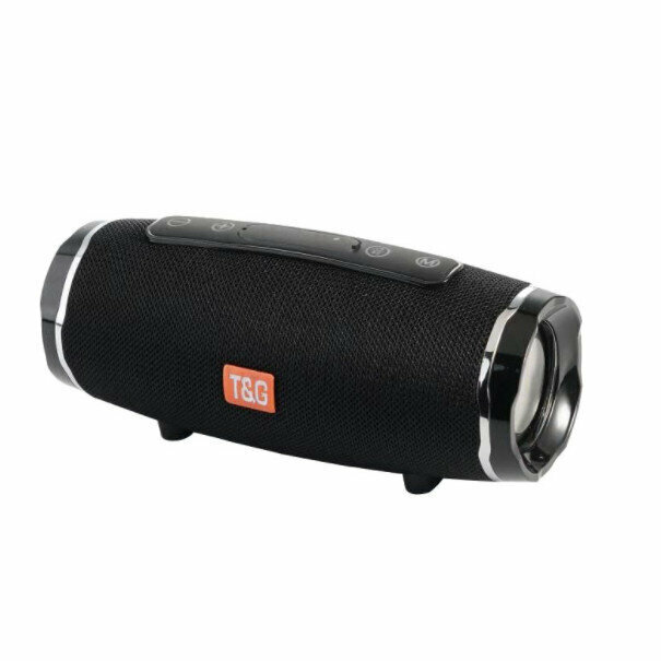 Outdoor portable bluetooth waterproof dual speaker audio (black)