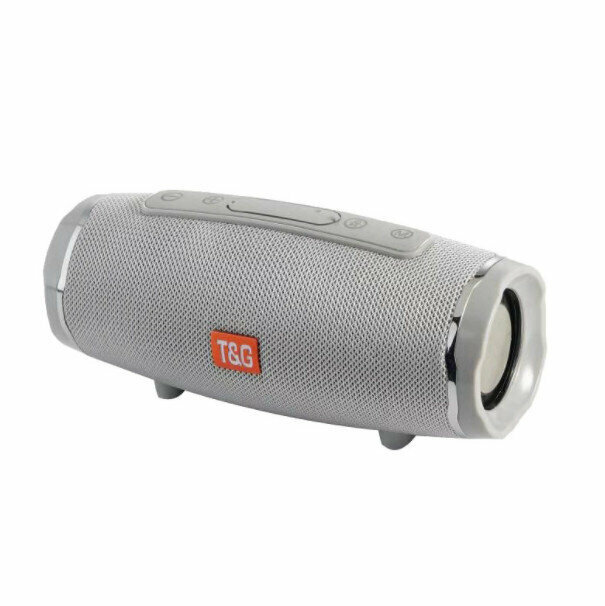 Outdoor portable bluetooth waterproof dual speaker audio (gray)