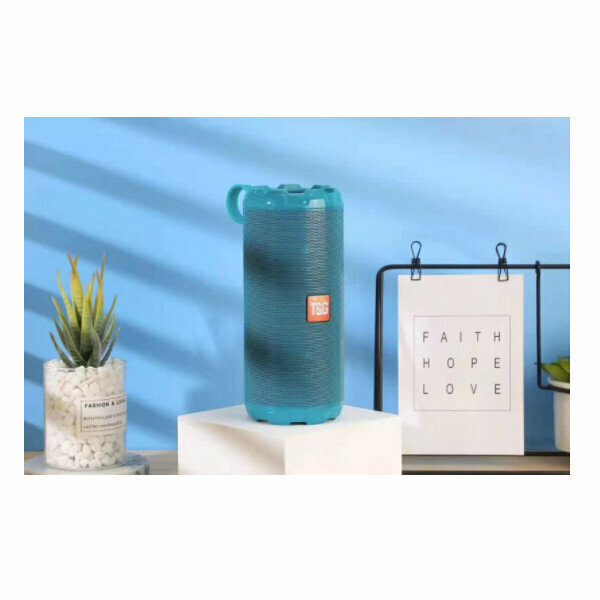 Outdoor portable bluetooth subwoofer (peacock blue)