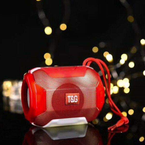 Colorful light bluetooth subwoofer (red)