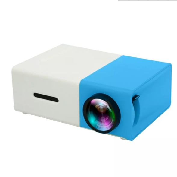 Micro mini projector (blue and white)