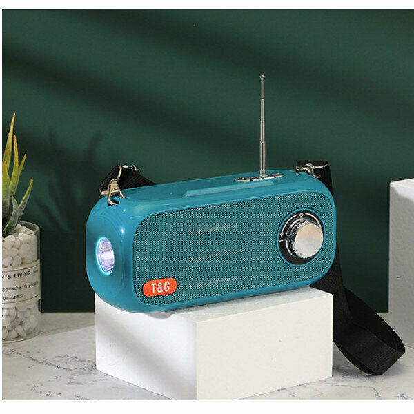 Multi-function bluetooth subwoofer (peacock blue)