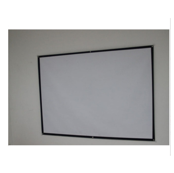 Simple Screen: White Fiberglass, Home HD Projection Screen (60 inches, 4:3 (width 1.2 * height 0.9 meters))