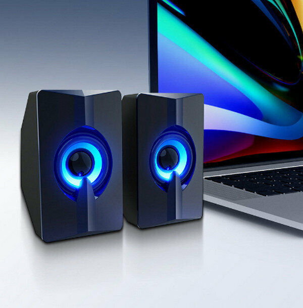 Colorful luminous speaker - S5 black