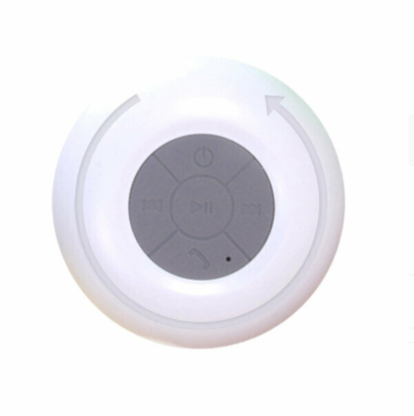 【2pcs】Waterproof Bluetooth Speaker (White)