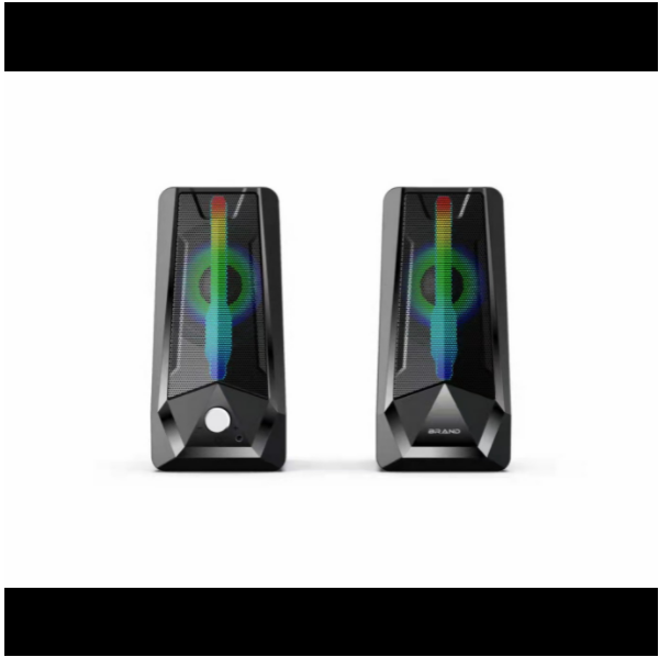 8W High Power RGB Light Speaker (Black)