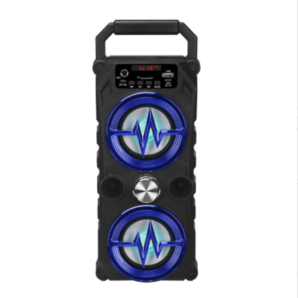 Wireless Bluetooth Mini Portable USB Card Speaker (Blue 13.2*11.1*32.6cm)