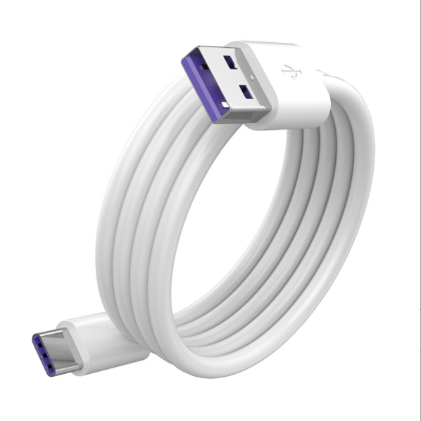 Type-C Cable, 5A Cable, Super Fast Charging Cable, (5A Super Fast Charging- 0.25M White)
