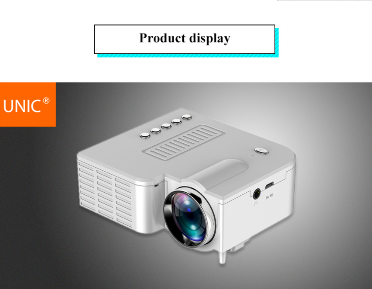 LED Pico Projector (UC28C White)
