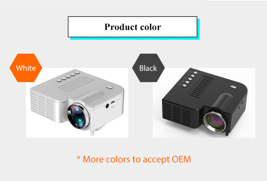 LED Pico Projector (UC28C Black)