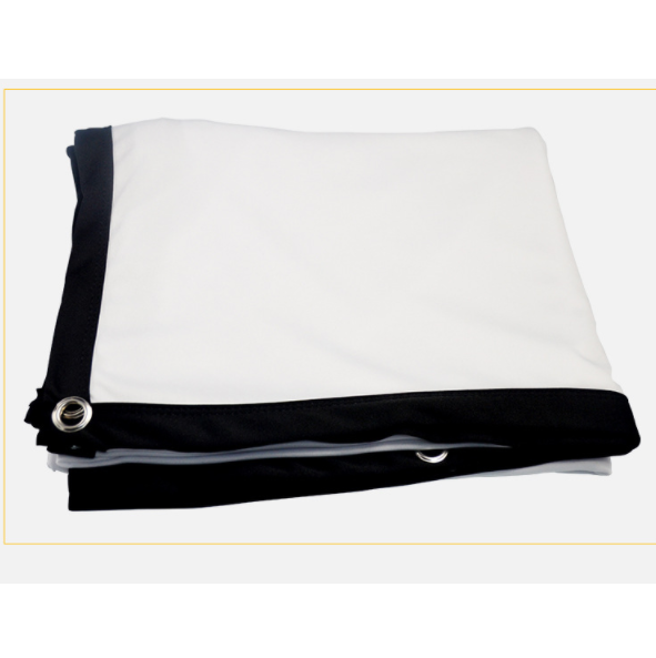 Thickened milk silk polyester soft curtain convenient outdoor projection screen (60 inch 16:9 (132*75CM))