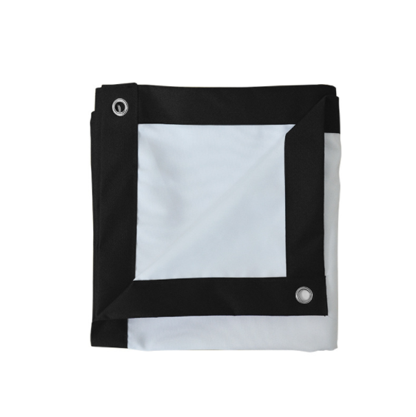 Portable Outdoor Projector Screen Folding Canvas Movie Projection Cloth (Canvas 100 Inch 16:9)