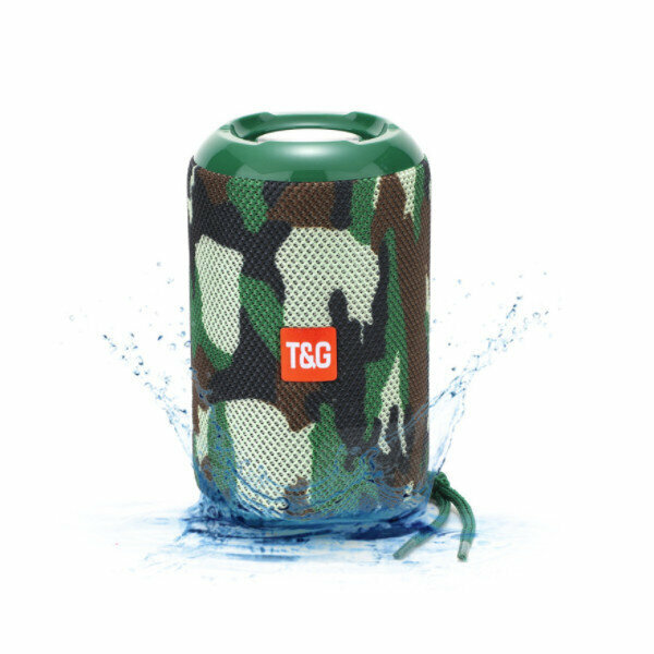 Fabric waterproof bluetooth speaker (camouflage)