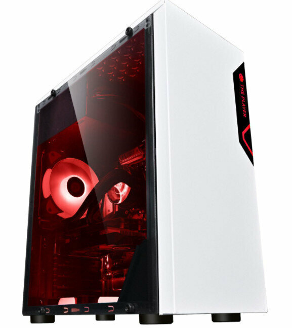 Desktop Case, Gaming Case, Side Transparent USB3.0 (Tantalum Element (White))