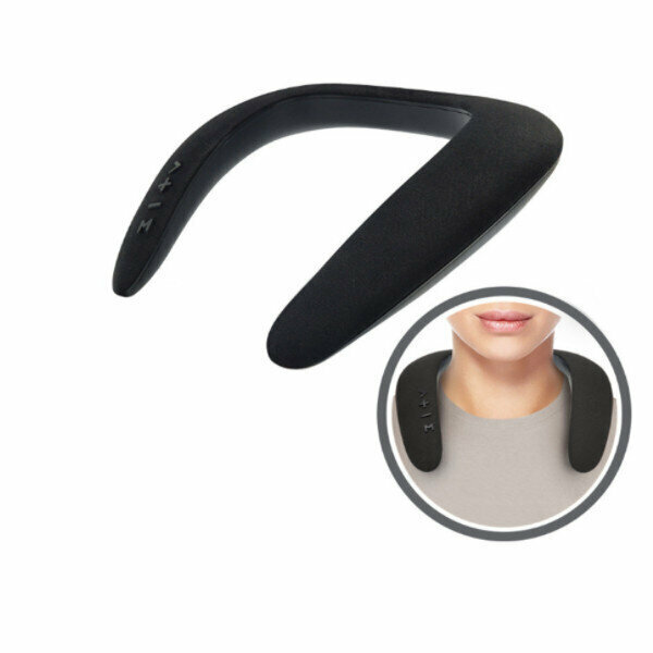 Neck wireless bluetooth speaker (black)
