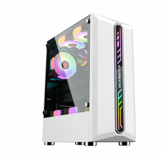 Computer Case 120/240 Liquid/ATX Motherboard Mid-Tower Case (Elite (White))