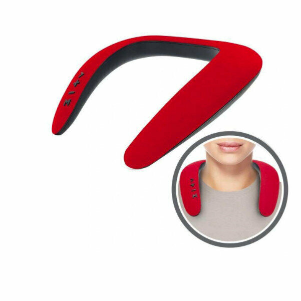Neck wireless bluetooth speaker (red)