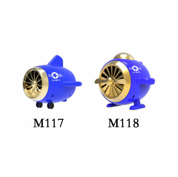 Airplane model bluetooth speaker (blue M118)
