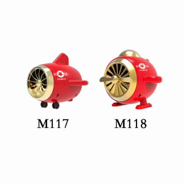 Airplane model bluetooth speaker (red M117)