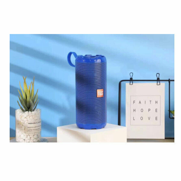 Outdoor portable bluetooth subwoofer (blue)