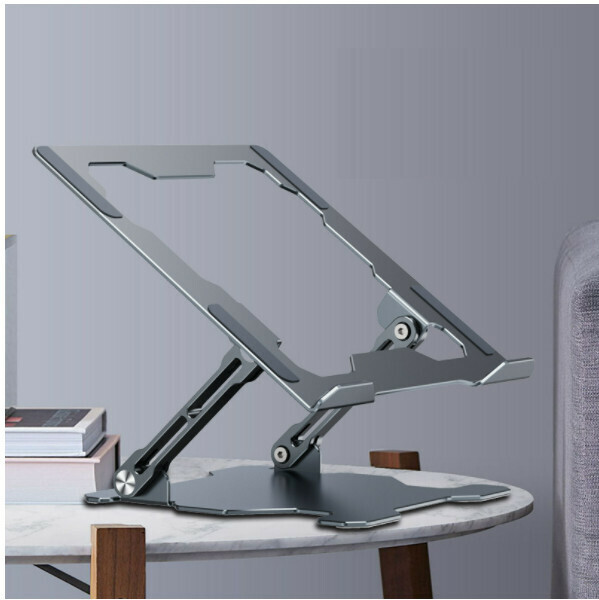 Aluminum alloy hollow computer bracket (space gray - M12 hollow aluminum alloy bracket)