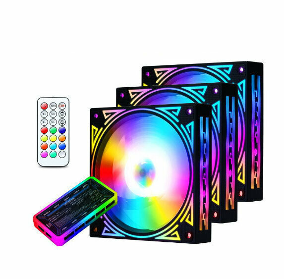 Computer Case Fan Illuminated Case Fan (Note 3 Fan/Matching)