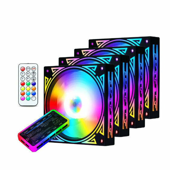 Computer Case Fan Illuminated Case Fan (Note 4 Fan/Matching)