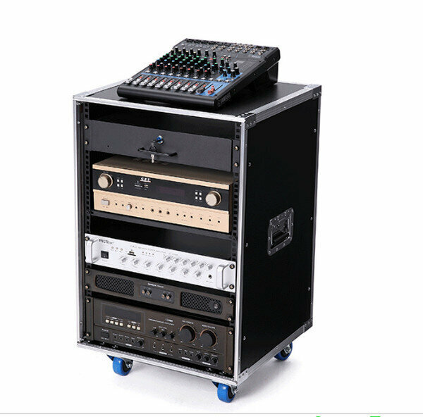 Performance flight case/simple cabinet - 16U thickened cabinet + 1 drawer