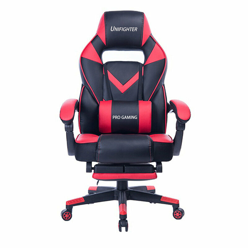 Gaming chair office chair (red spell black)