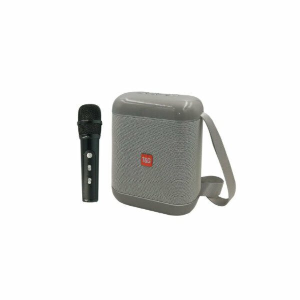 Karaoke Bluetooth Speaker (Gray TG523 with Microphone)