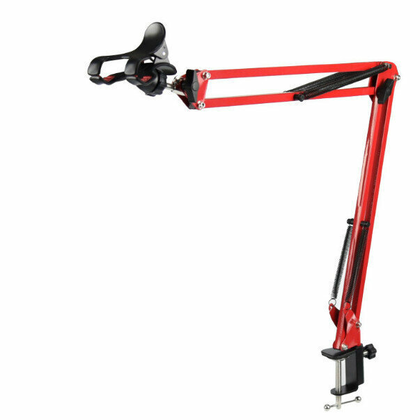 Lazy Stand, Cantilever Mobile Phone, Lazy Stand, Bedside Folding Telescopic Stand (Red)