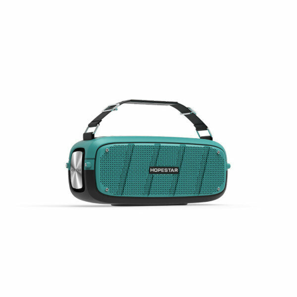 Outdoor portable bluetooth speaker (blue A20 with microphone)