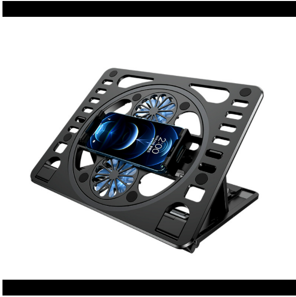 Six-speed adjustable computer cooling bracket (Silent Black cooling bracket)