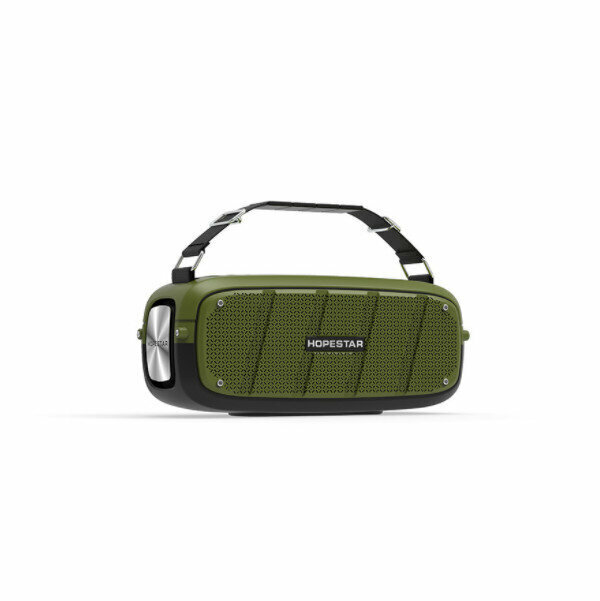 Outdoor portable bluetooth speaker (green A20 with microphone)