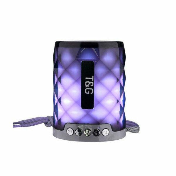 Crystal flash bluetooth small speaker (gray)